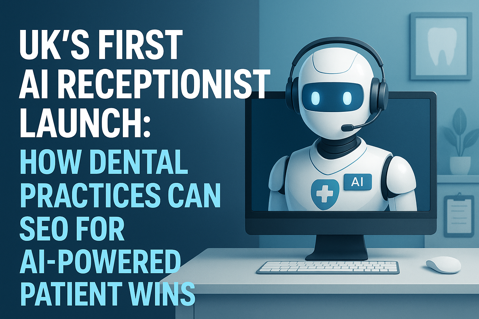 UK's First AI Receptionist Launch: How Dental Practices Can SEO for AI-Powered Patient Wins