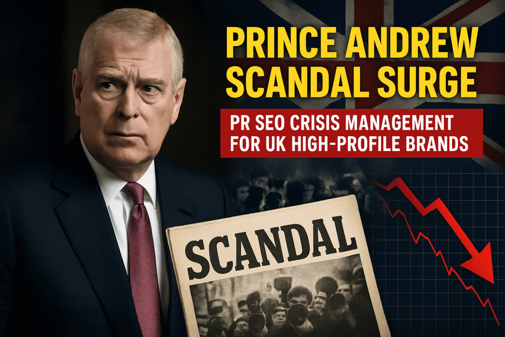 Prince Andrew Scandal UK 2025 — What the Surge Teaches About Reputation, Trust & SEO